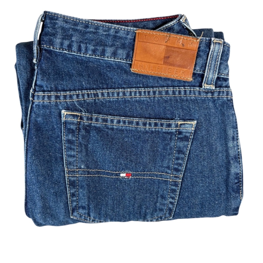 VTG Tommy Hilfiger Women Y2K Jennifer Aniston Straight Leg Jeans Sz 4 Cotton 90s